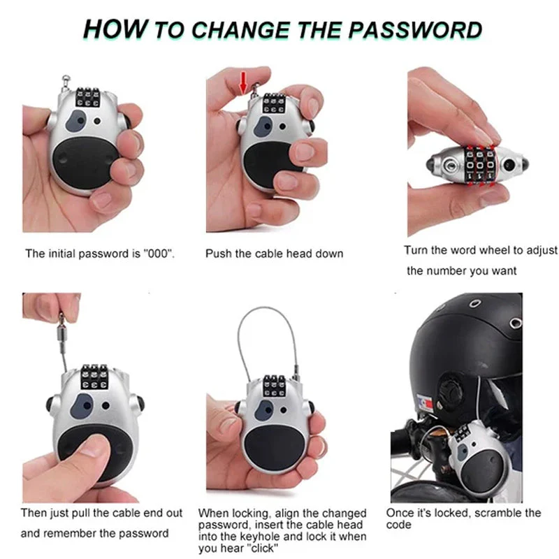 Anti-theft Telescopic Wire Lock - Image 4