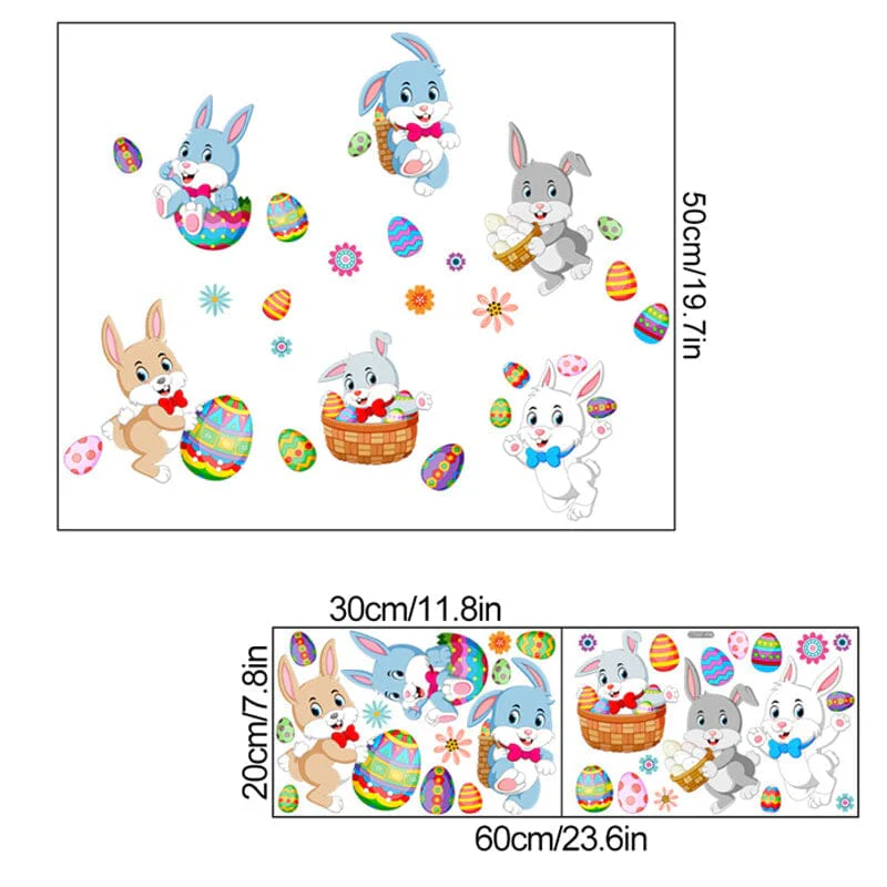 Bunny Egg Wall Sticker（2 pcs） - Image 10