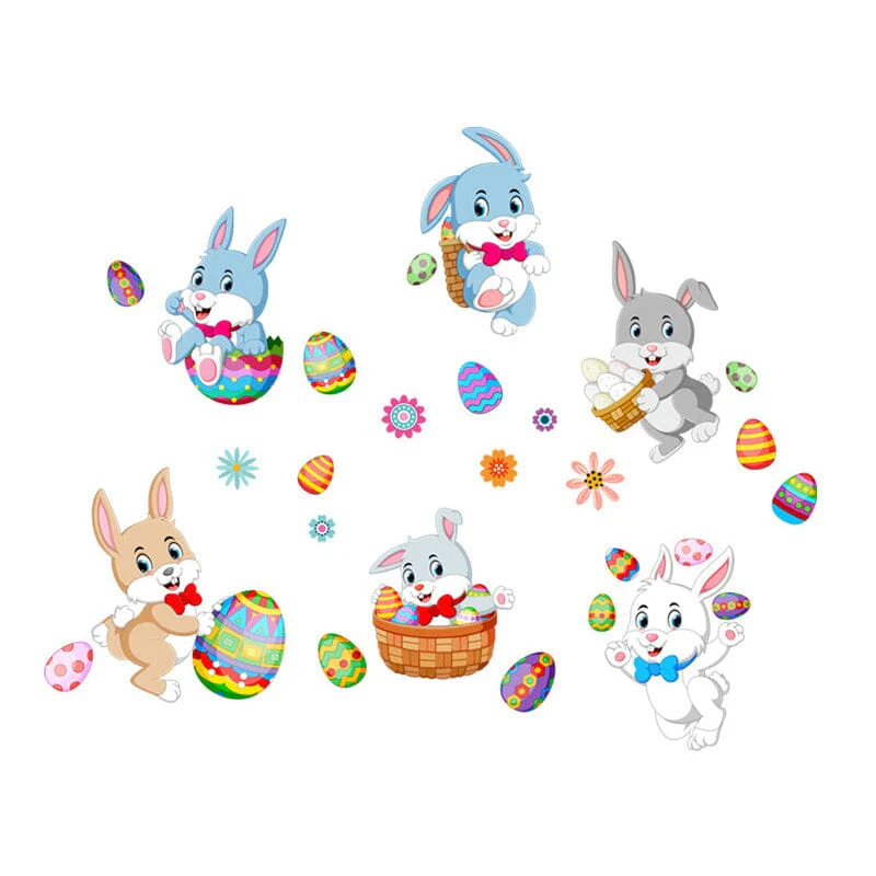 Bunny Egg Wall Sticker（2 pcs） - Image 12