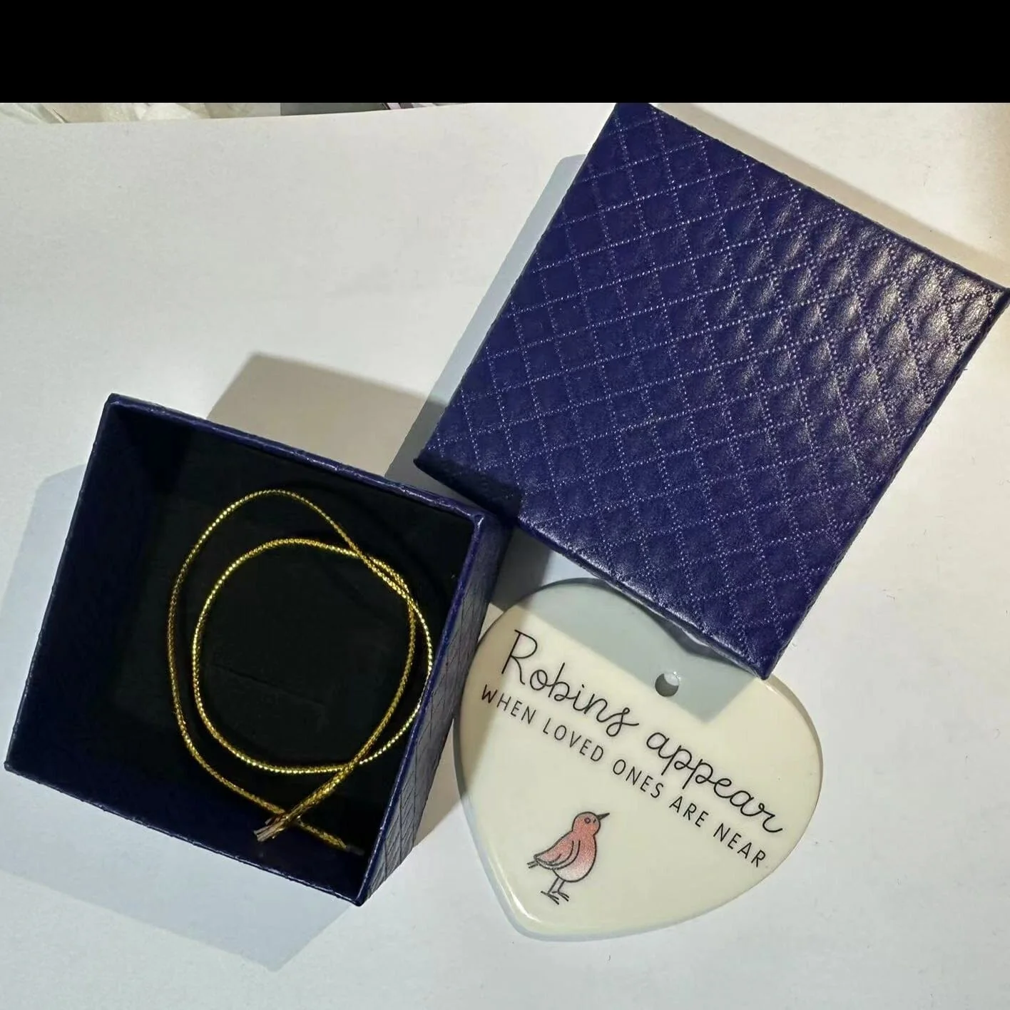 Ceramic Heart Quote card(GIft package) - Image 11