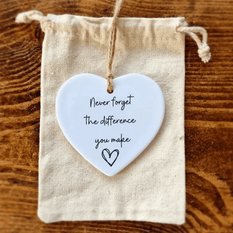 Ceramic Heart Quote card(GIft package) - Image 5