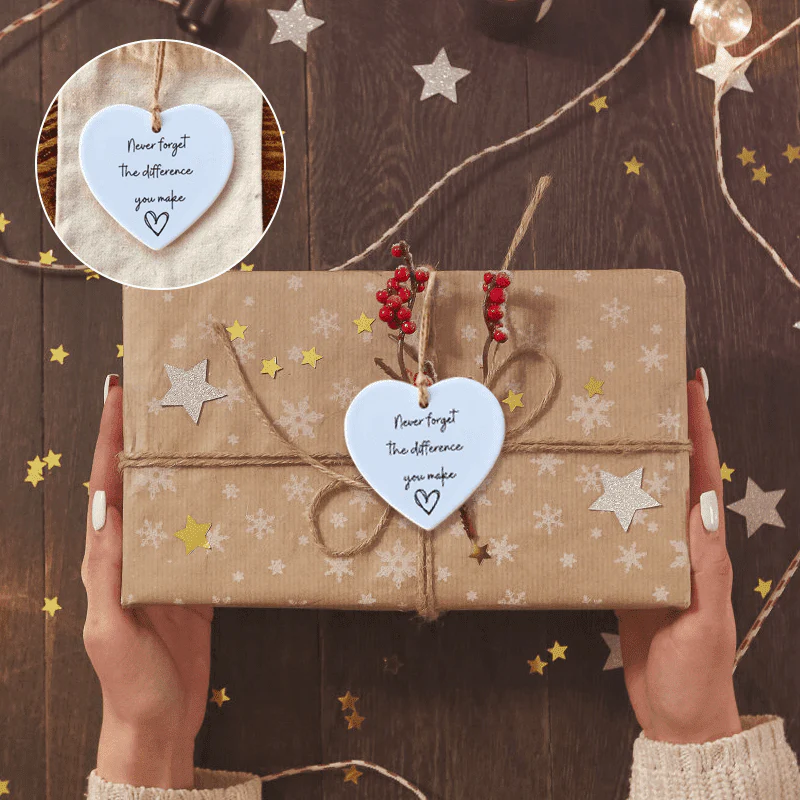 Ceramic Heart Quote card(GIft package) - Image 8