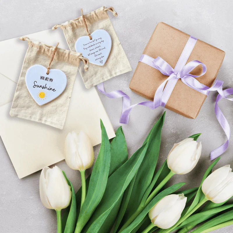 Ceramic Heart Quote card(GIft package) - Image 9