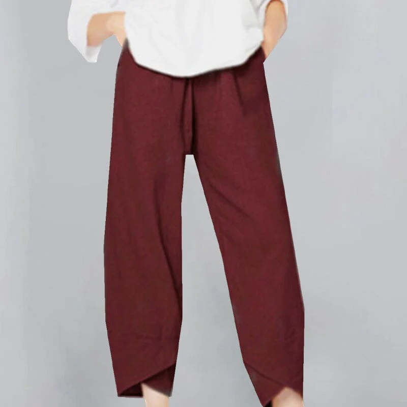 Cotton and Linen Casual Pants - Image 10