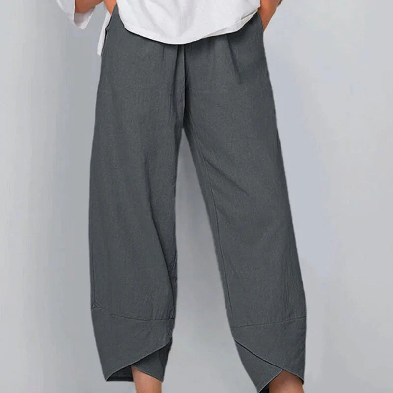 Cotton and Linen Casual Pants - Image 11