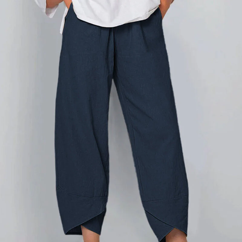Cotton and Linen Casual Pants - Image 12