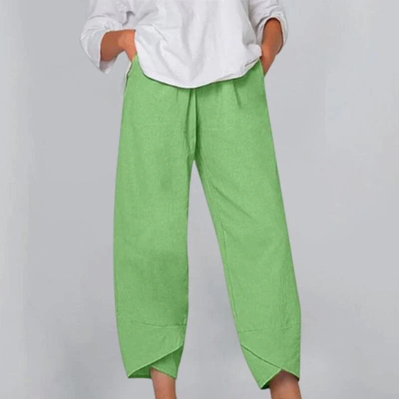 Cotton and Linen Casual Pants - Image 9