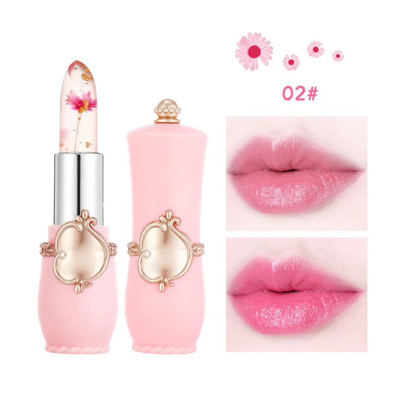 Crystal Jelly Flower Color Changing Lipstick - Image 15