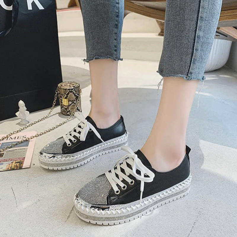 DIAMOND SILVER LEATHER SNEAKERS - Image 11