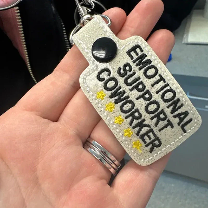 Emotional Support Coworker Keychain - Image 10