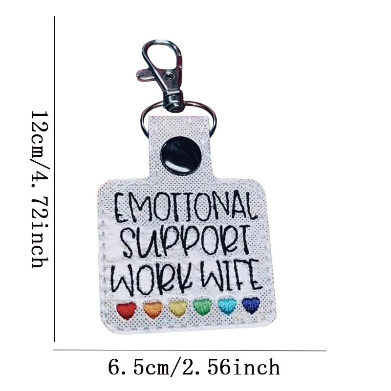 Emotional Support Coworker Keychain - Image 12