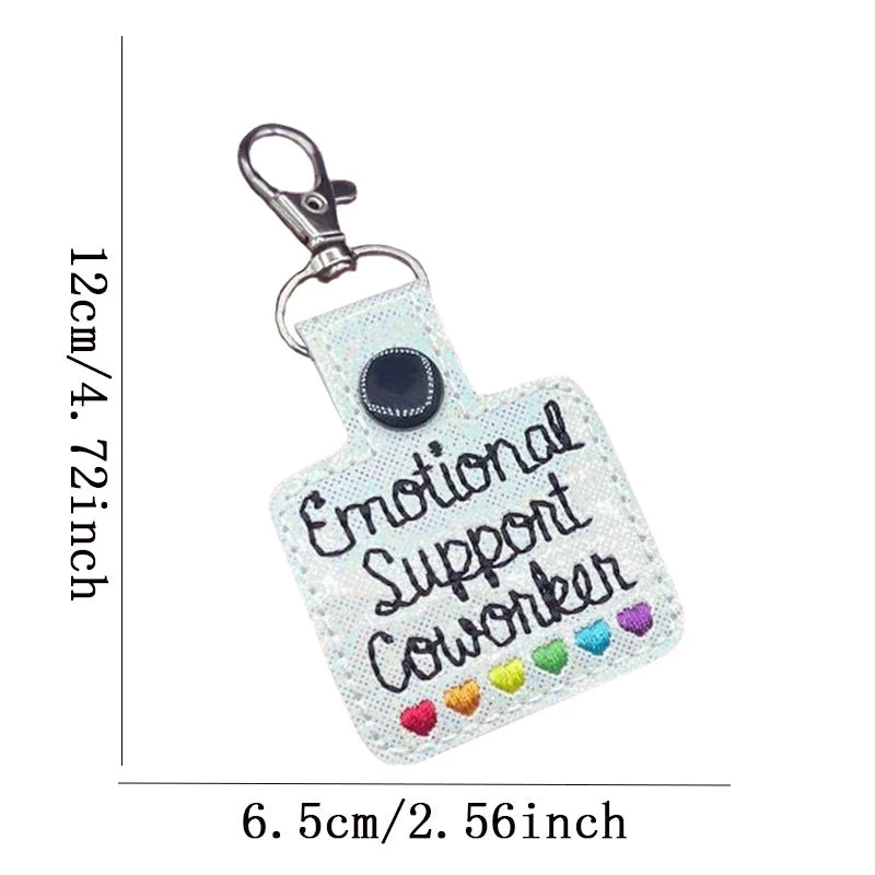 Emotional Support Coworker Keychain - Image 15