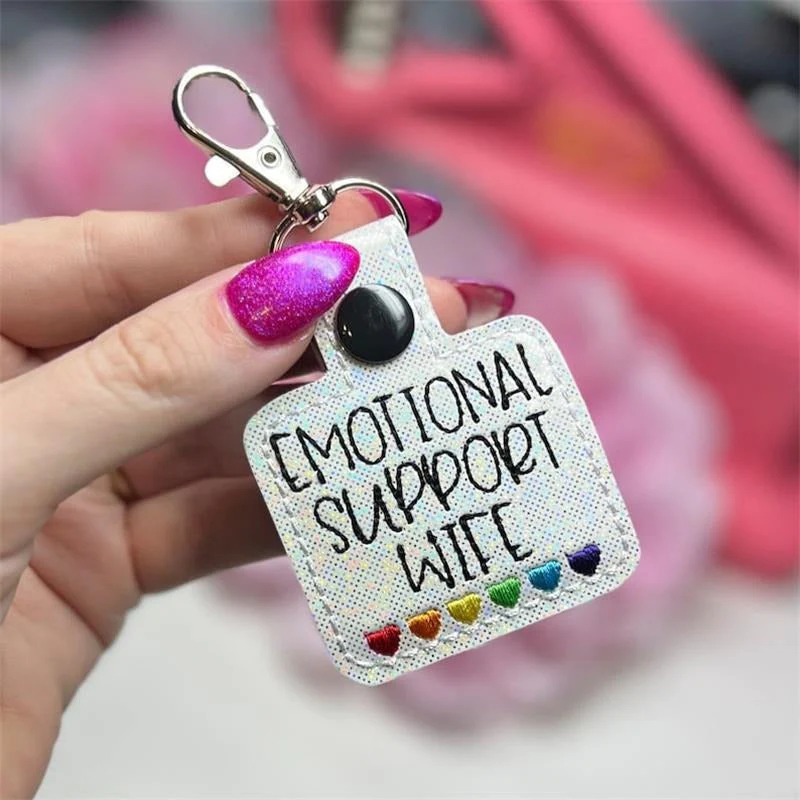 Emotional Support Coworker Keychain - Image 5
