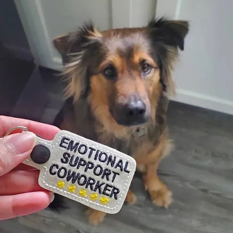 Emotional Support Coworker Keychain - Image 7