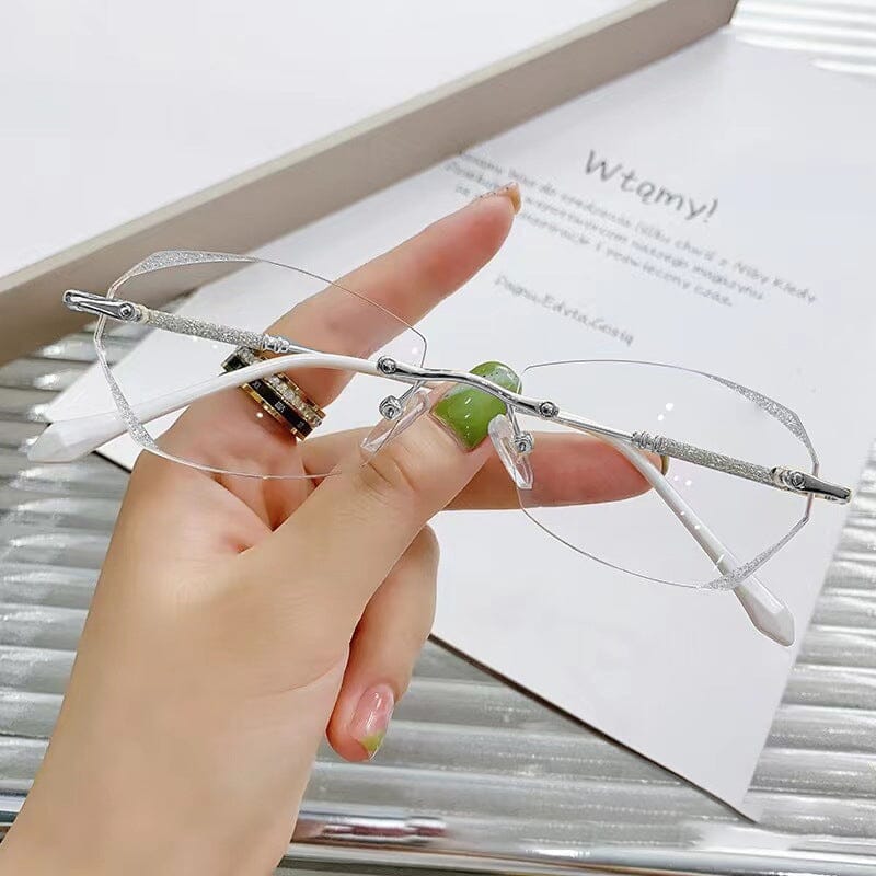 Fashionable Anti-blue Light Rimless Reading Glasses - Image 15