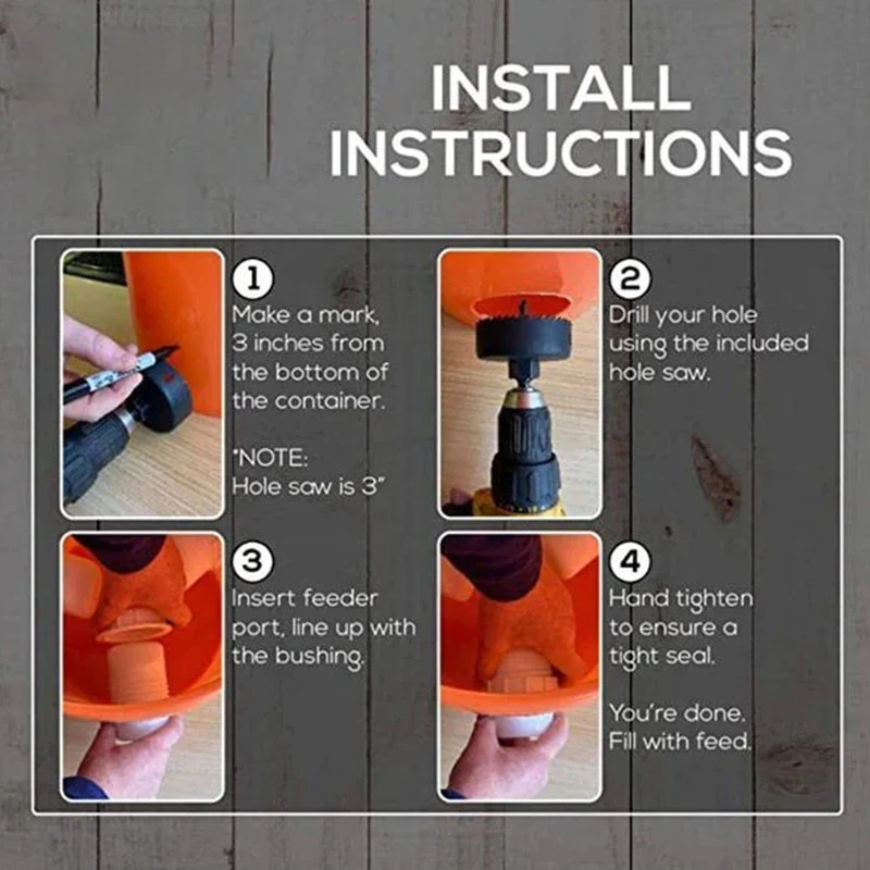 Feeding Kit Special Tools For Breeding Chickens Ducks Poultry Accessories - Image 5