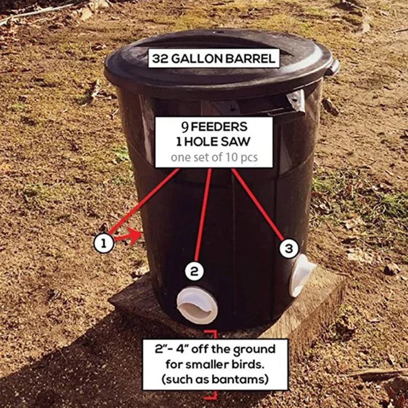 Feeding Kit Special Tools For Breeding Chickens Ducks Poultry Accessories - Image 8