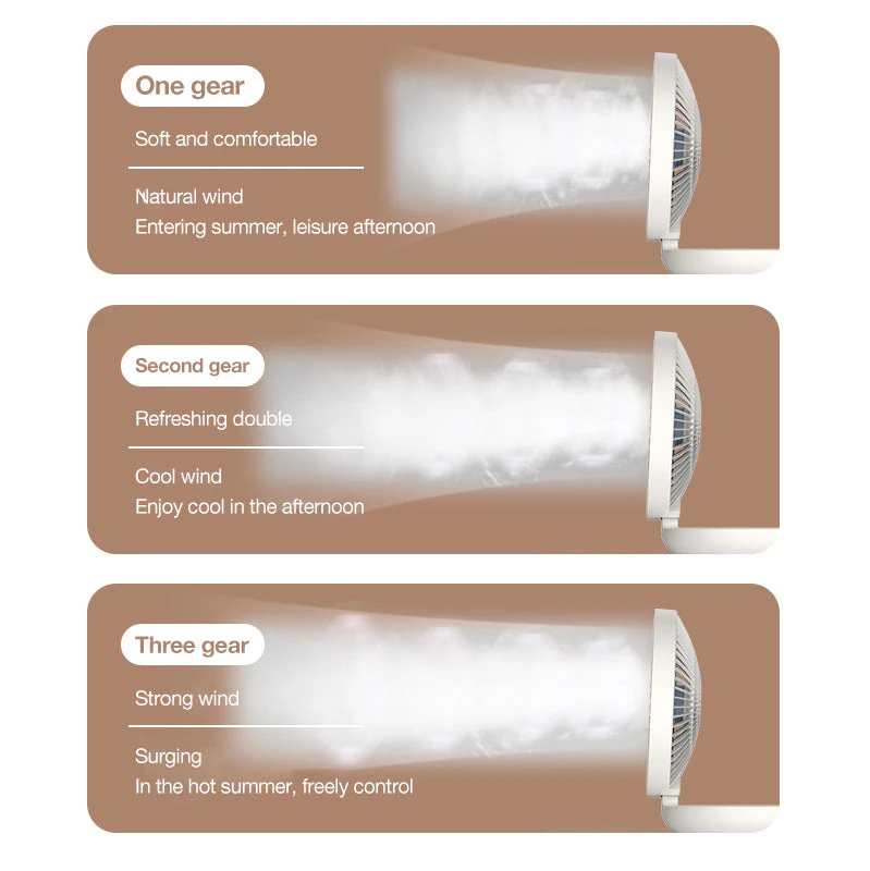 Foldable Air Circulation Fan - Image 3