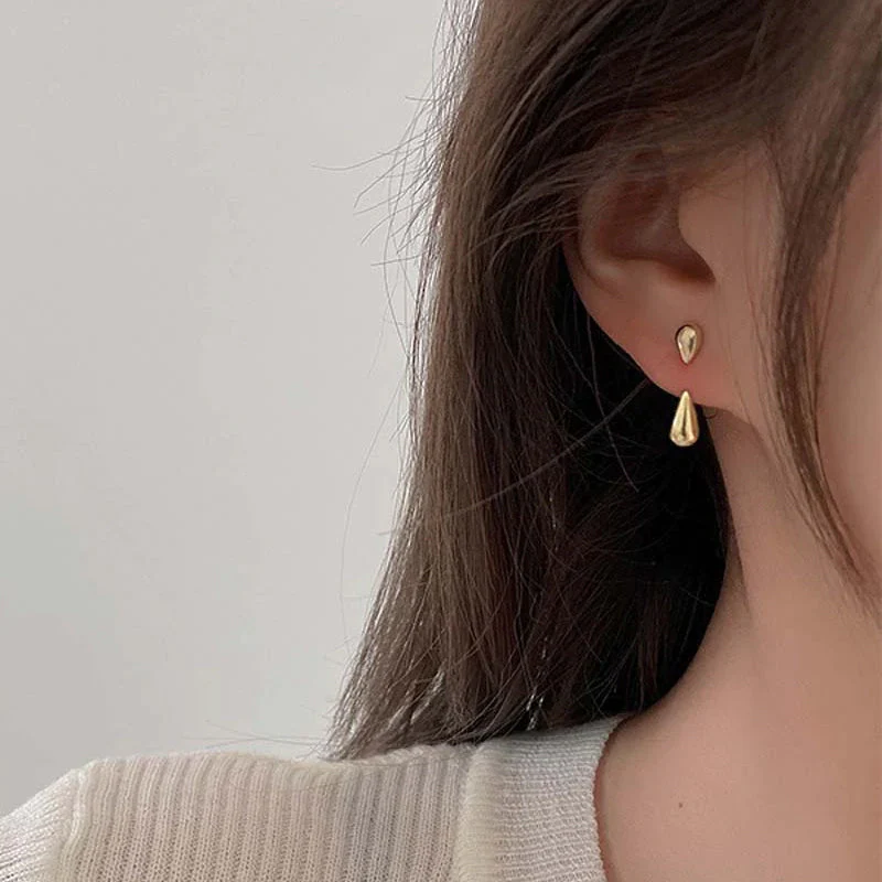 Glossy Drop Earrings - Image 4