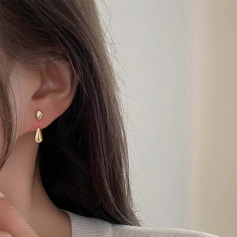 Glossy Drop Earrings - Image 5