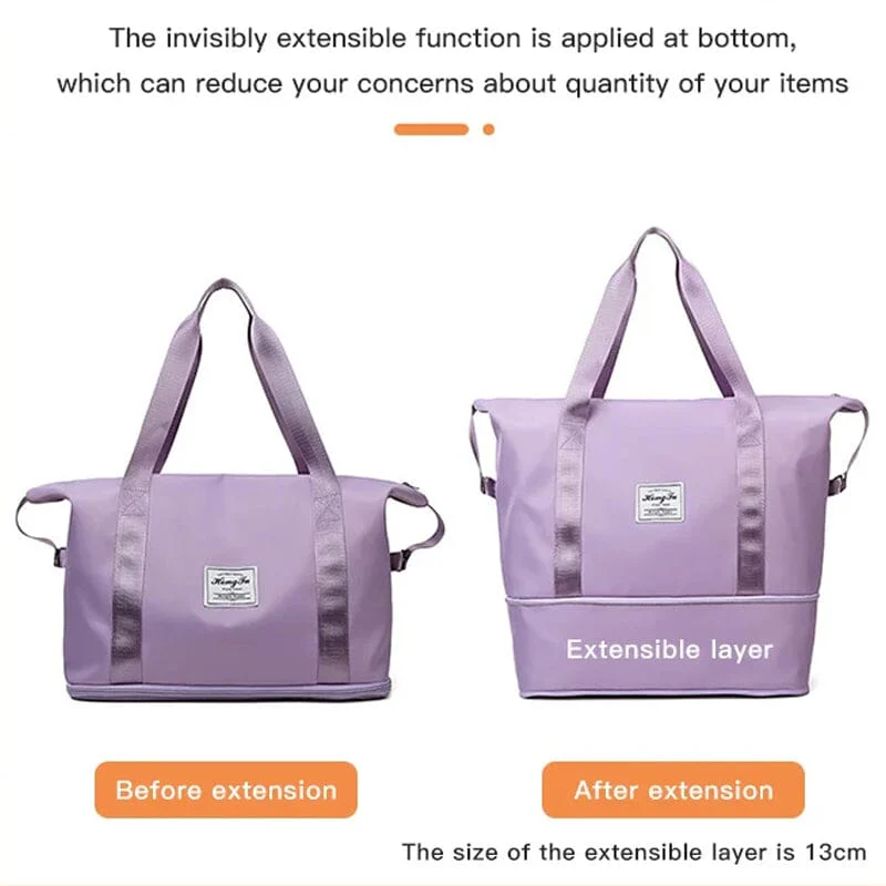 High-capacity Double-layer Wet Separation Travelling Bag - Image 8