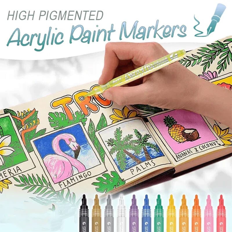 High Pigmented Acrylic Paint Markers - Image 3