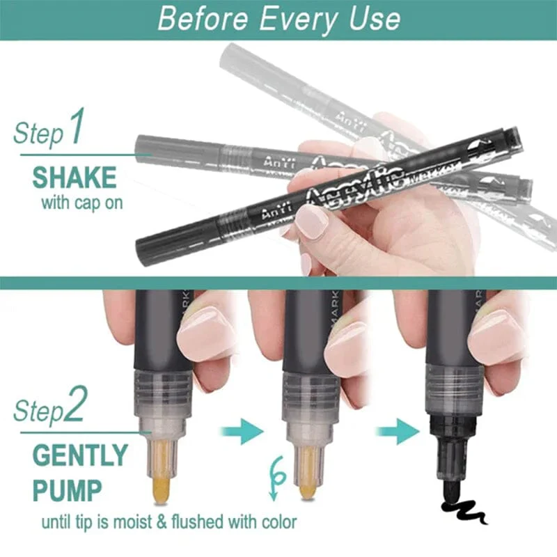 High Pigmented Acrylic Paint Markers - Image 4