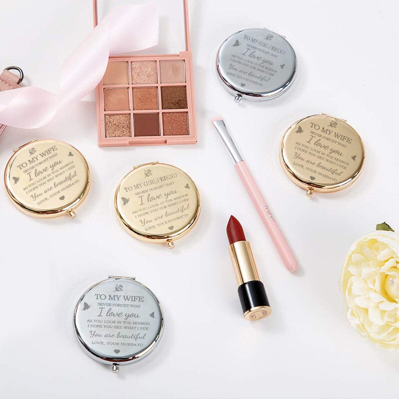 I Love You Compact Mirror - Image 4