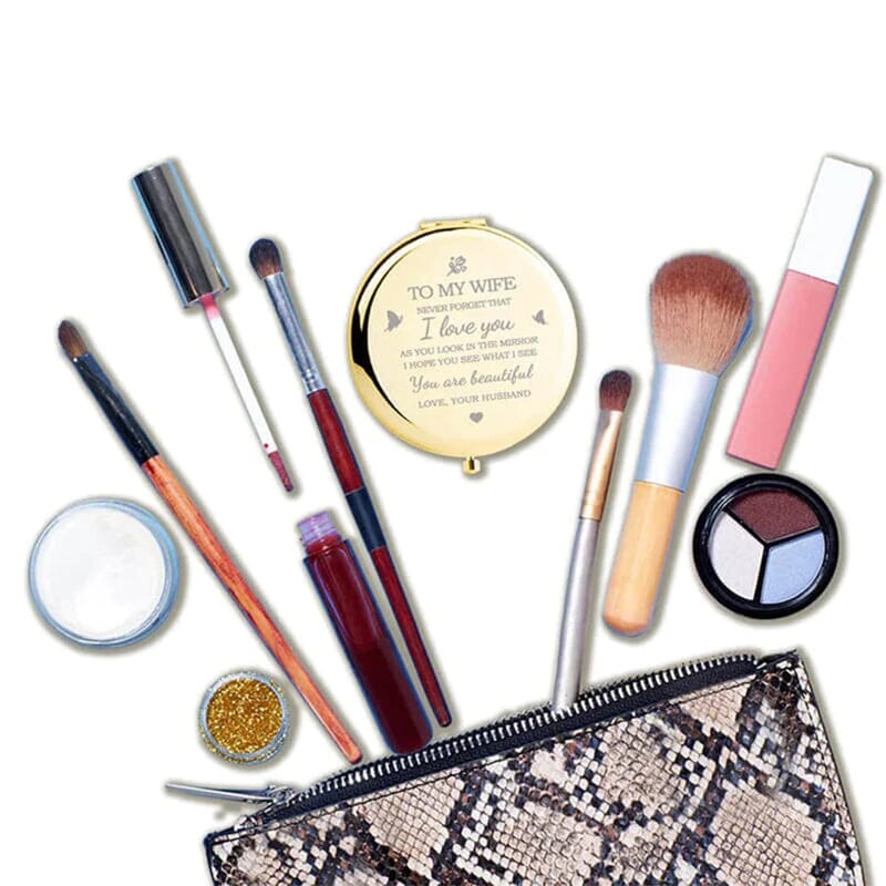 I Love You Compact Mirror - Image 5