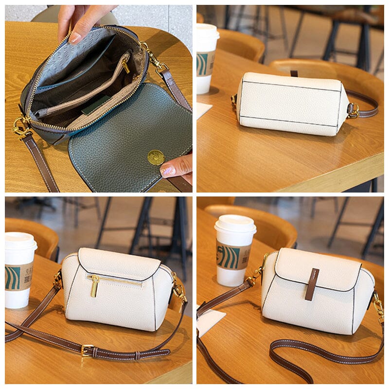Light Luxury Soft Leather Crossbody Bag - Image 6