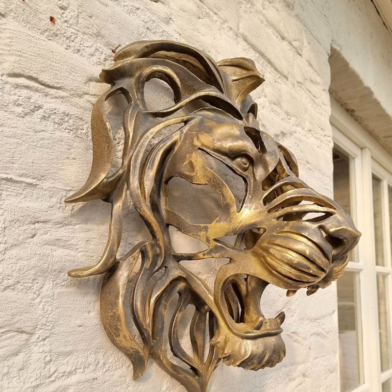 Lion Head Wall Mounted Art - Image 10