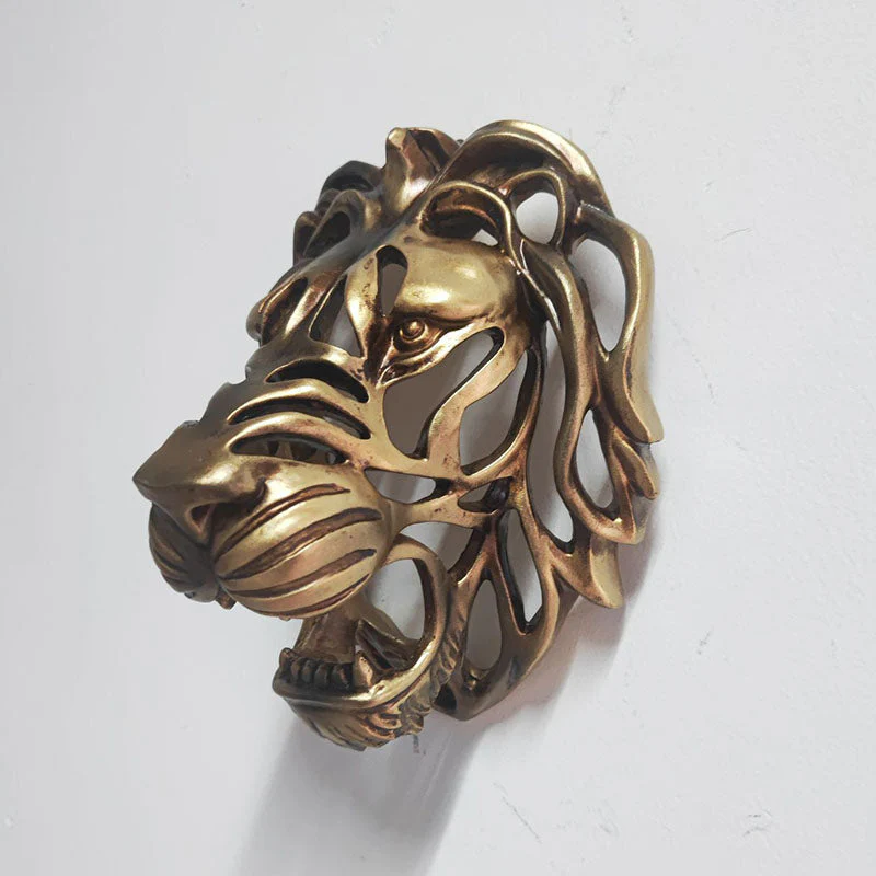 Lion Head Wall Mounted Art - Image 11
