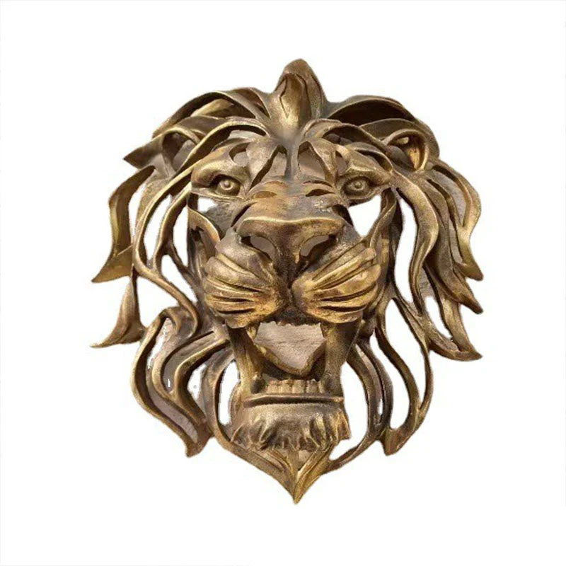 Lion Head Wall Mounted Art - Image 12