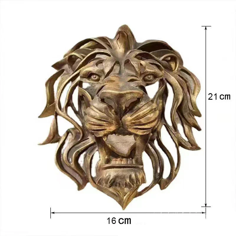 Lion Head Wall Mounted Art - Image 13
