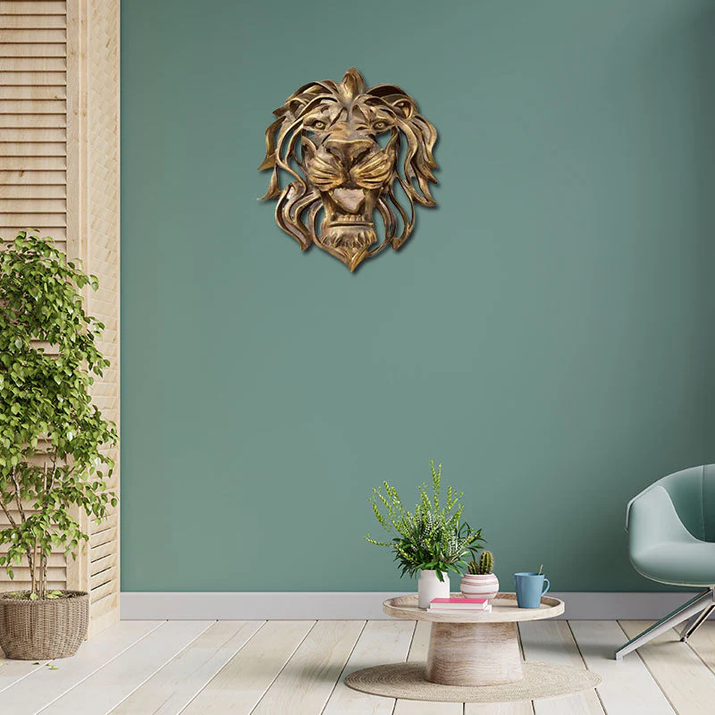 Lion Head Wall Mounted Art - Image 3