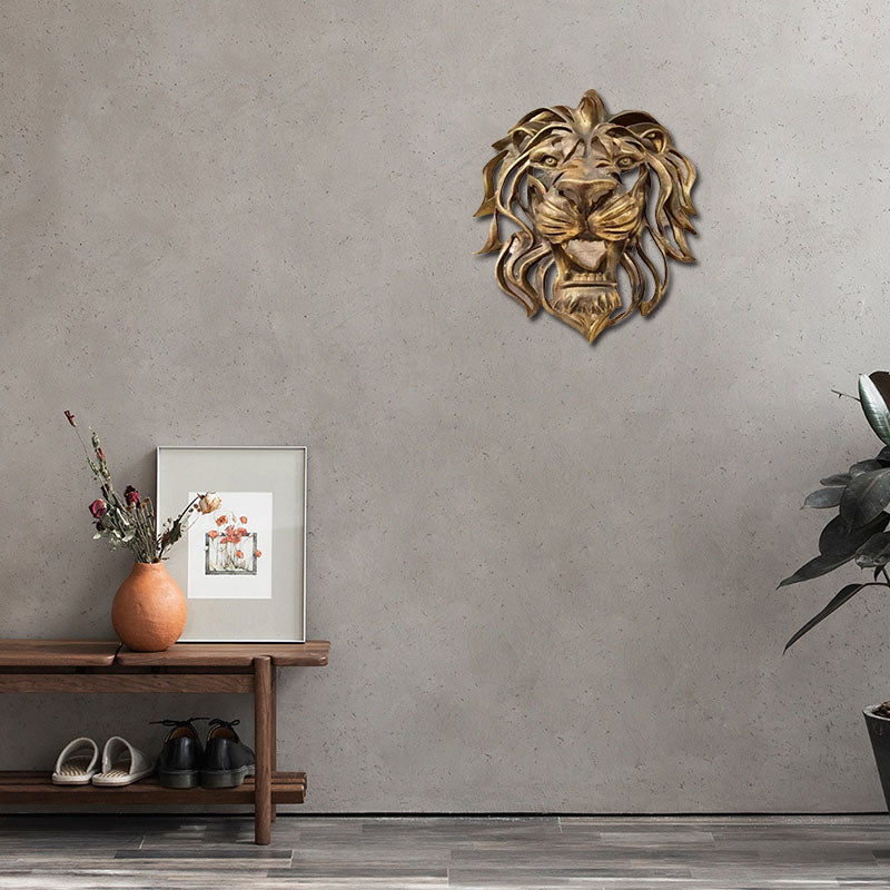 Lion Head Wall Mounted Art - Image 5