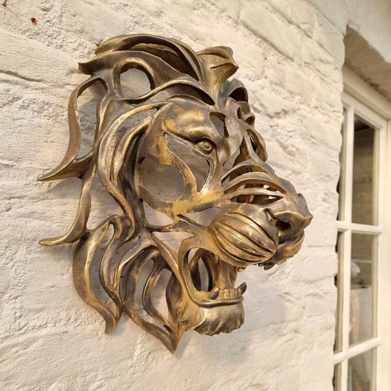 Lion Head Wall Mounted Art - Image 7