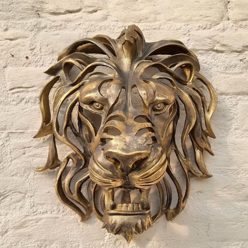 Lion Head Wall Mounted Art - Image 8
