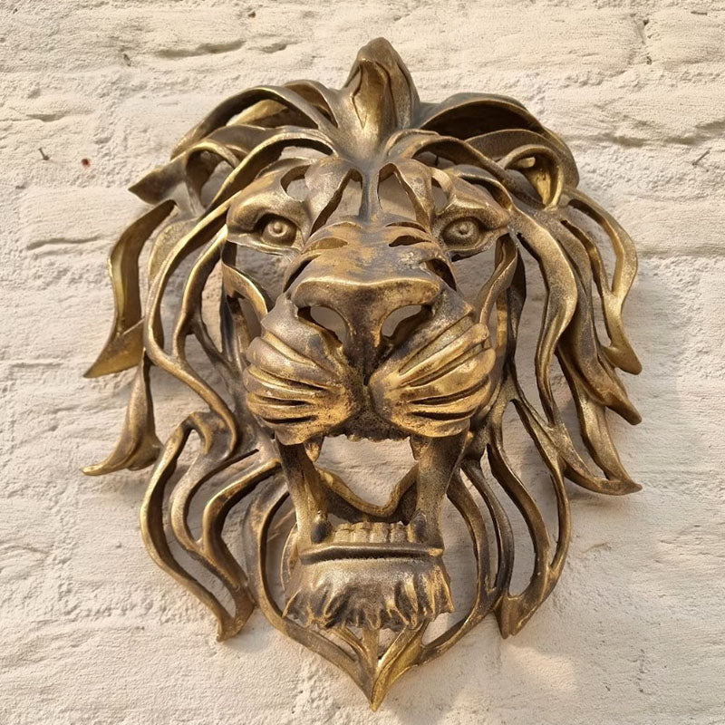 Lion Head Wall Mounted Art - Image 9