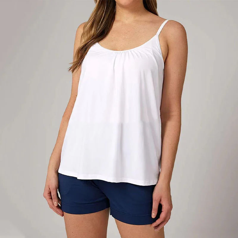 Loose-fitting Tank Top With Built-in Bra - Image 11