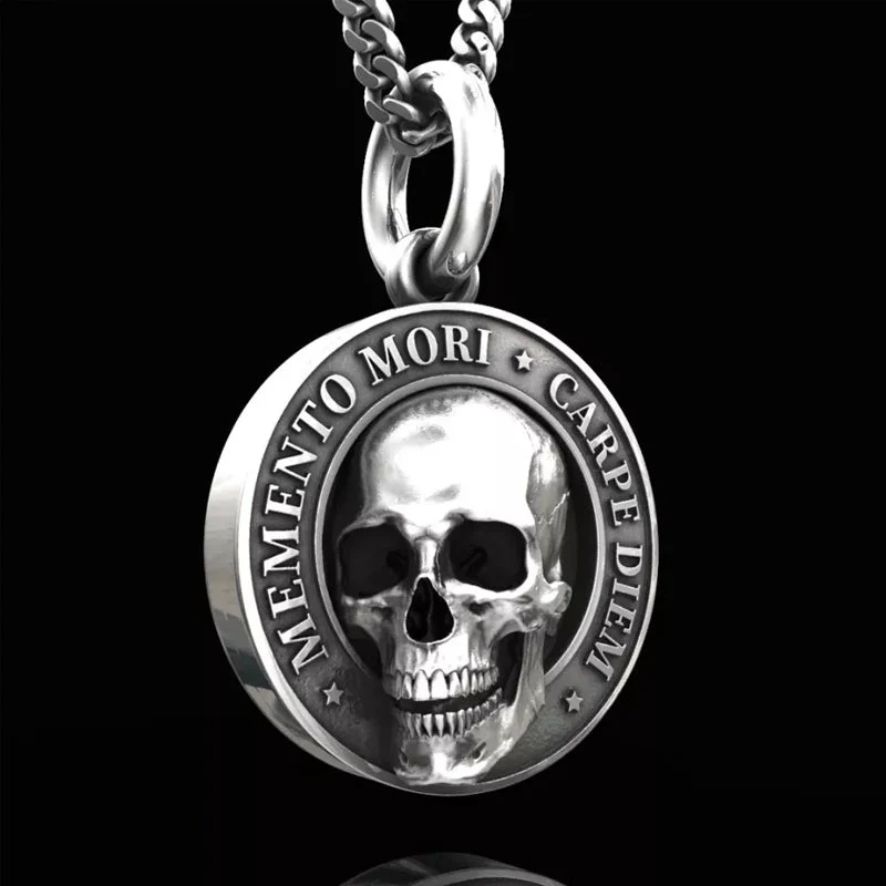 Memento Mori Skull Pendant - Image 6