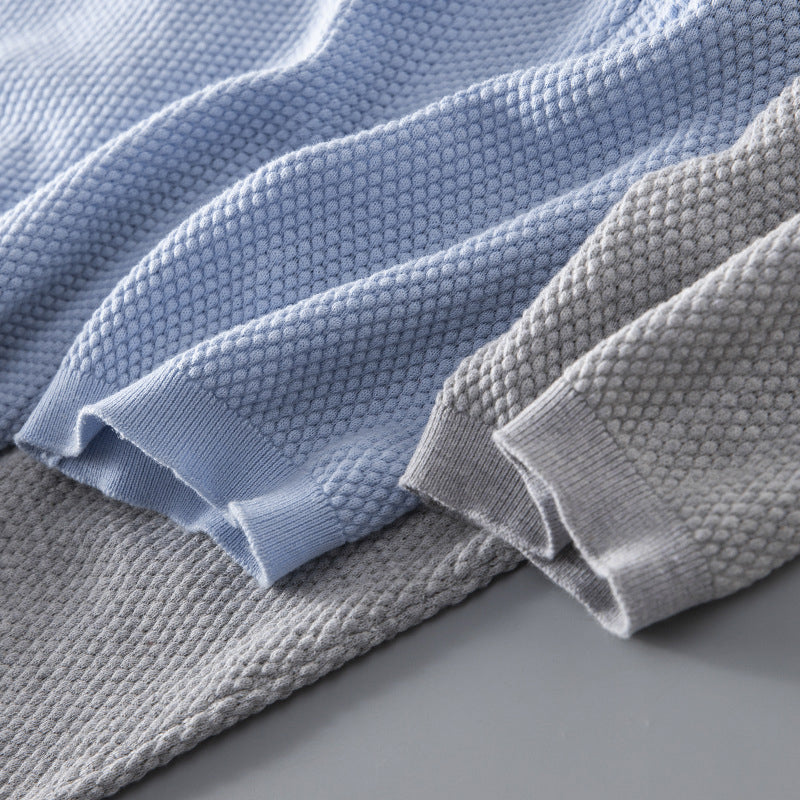 Men's Lapel Short Sleeve Polo Shirt - Image 3