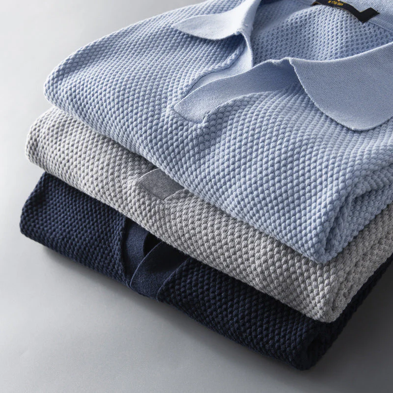 Men's Lapel Short Sleeve Polo Shirt - Image 4