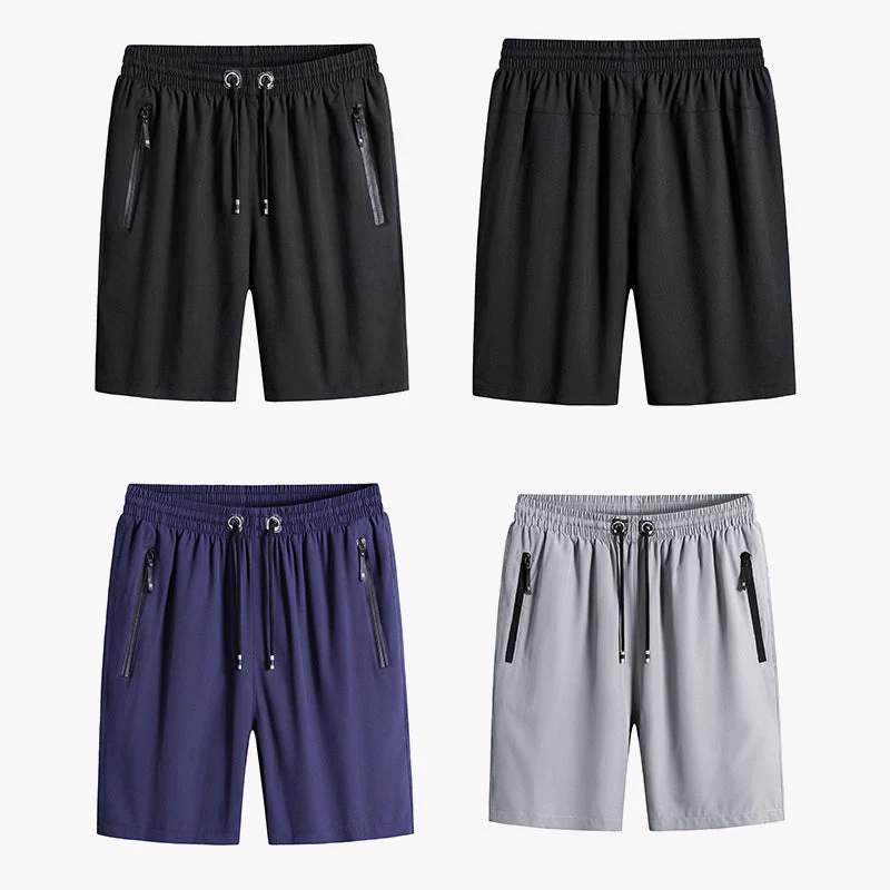 Men's Plus Size Ice Silk Stretch Shorts - Image 12