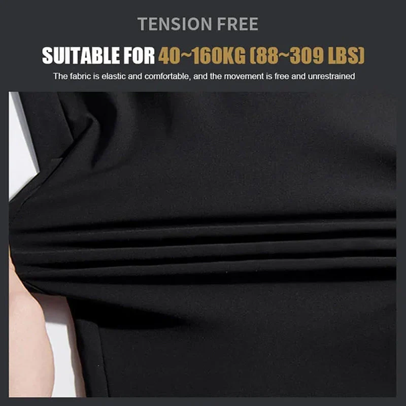 Men's Plus Size Ice Silk Stretch Shorts - Image 13