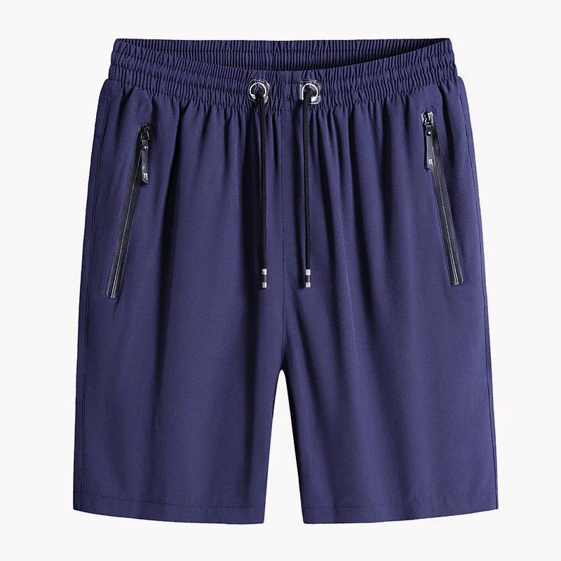 Men's Plus Size Ice Silk Stretch Shorts - Image 8