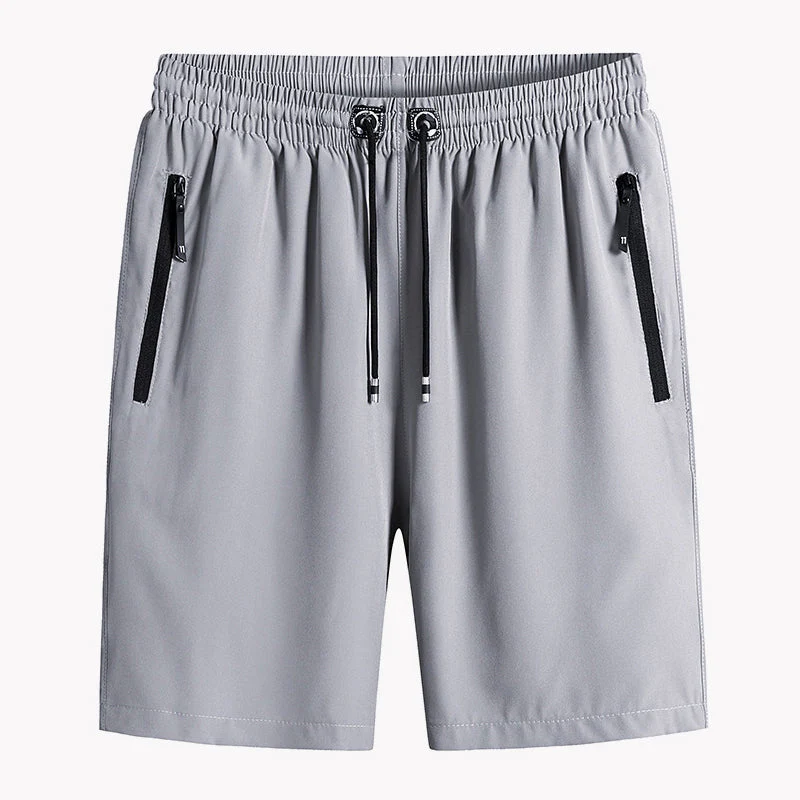 Men's Plus Size Ice Silk Stretch Shorts - Image 9