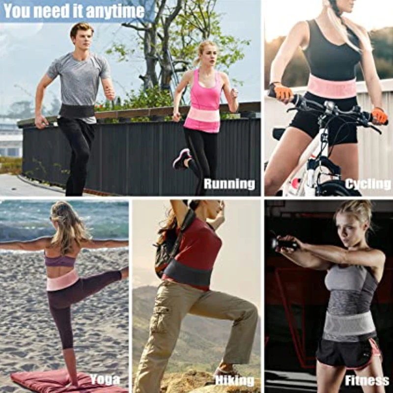 Multifunctional Knit Breathable Concealed Waist Bag - Image 8