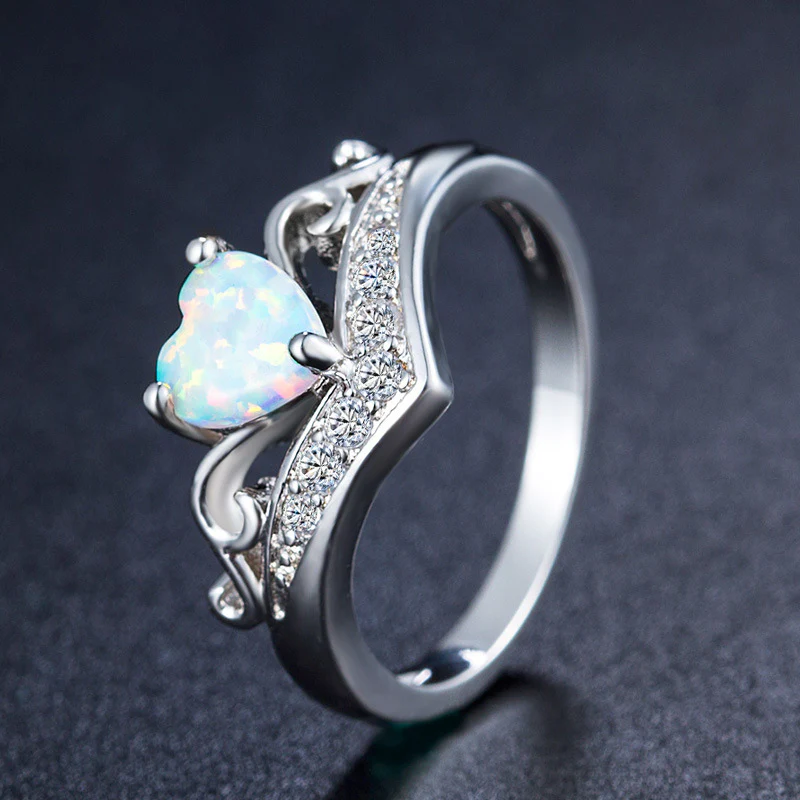 Opal Heart Ring - Image 11