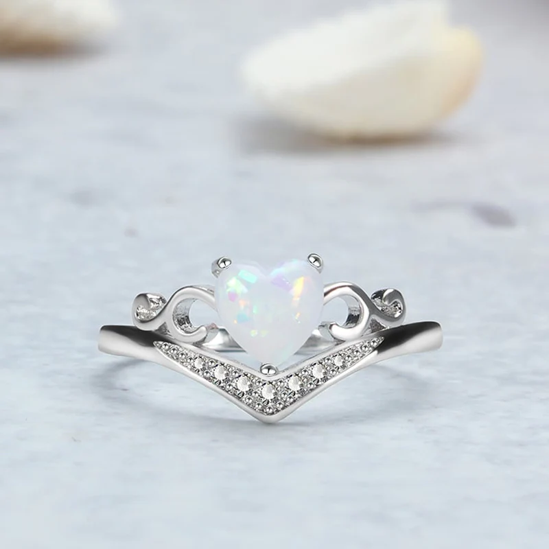 Opal Heart Ring - Image 12